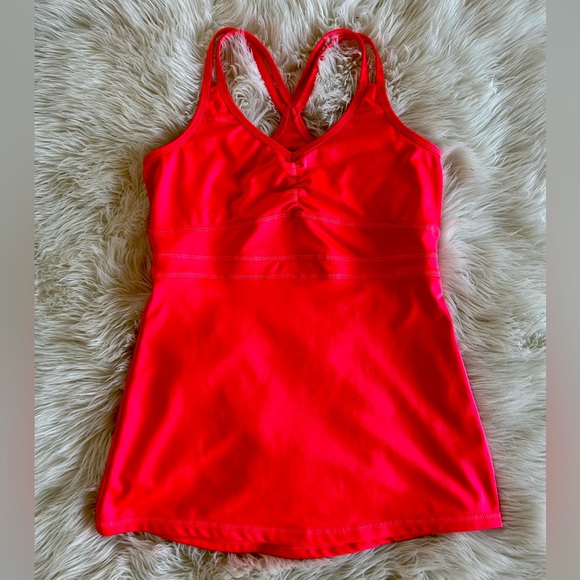 Kyodan Other - Kyoden Workout Top Built in Bra Papaya Size Small Lounge Yoga